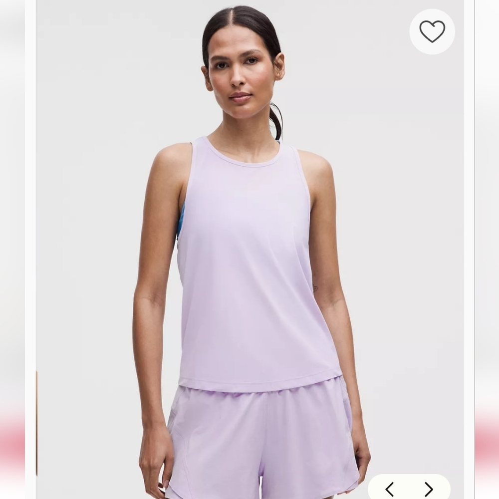 NWT Lululemon Ruched Racerback Tank Lavender Frost XXS